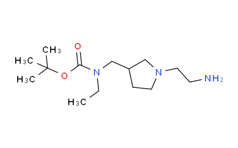 CAS No. 1353963-34-4, tert-Butyl ((1-(2-aminoethyl)pyrrolidin-3-yl)methyl)(ethyl)carbamate