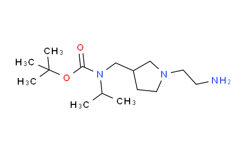 CAS No. 1353960-84-5, tert-Butyl ((1-(2-aminoethyl)pyrrolidin-3-yl)methyl)(isopropyl)carbamate