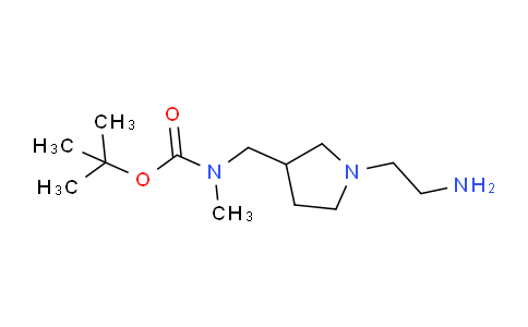 CAS No. 1353986-42-1, tert-Butyl ((1-(2-aminoethyl)pyrrolidin-3-yl)methyl)(methyl)carbamate