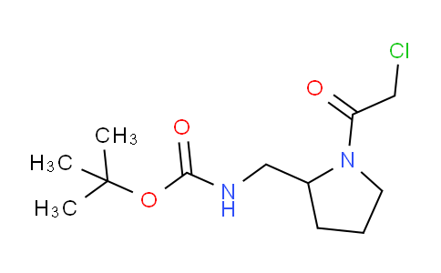CAS No. 1353971-55-7, tert-Butyl ((1-(2-chloroacetyl)pyrrolidin-2-yl)methyl)carbamate