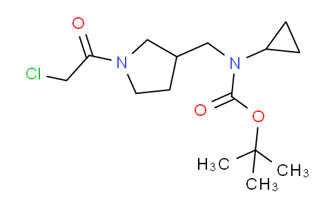 DY668488 | 1353967-06-2 | tert-Butyl ((1-(2-chloroacetyl)pyrrolidin-3-yl)methyl)(cyclopropyl)carbamate