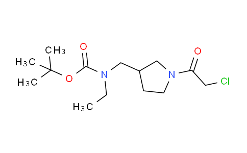 CAS No. 1353952-96-1, tert-Butyl ((1-(2-chloroacetyl)pyrrolidin-3-yl)methyl)(ethyl)carbamate