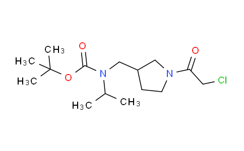 CAS No. 1353981-73-3, tert-Butyl ((1-(2-chloroacetyl)pyrrolidin-3-yl)methyl)(isopropyl)carbamate