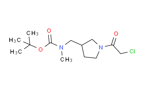 CAS No. 1353966-77-4, tert-Butyl ((1-(2-chloroacetyl)pyrrolidin-3-yl)methyl)(methyl)carbamate