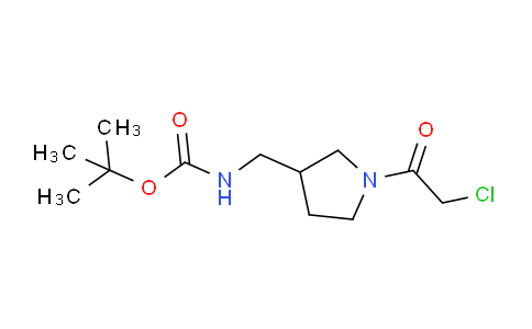 CAS No. 1353975-77-5, tert-Butyl ((1-(2-chloroacetyl)pyrrolidin-3-yl)methyl)carbamate