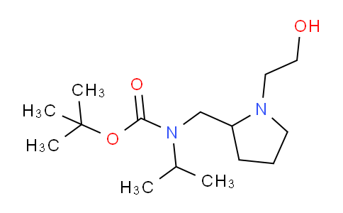 CAS No. 1353966-21-8, tert-Butyl ((1-(2-hydroxyethyl)pyrrolidin-2-yl)methyl)(isopropyl)carbamate