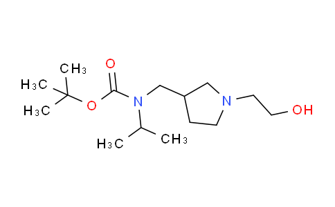 CAS No. 1353981-49-3, tert-Butyl ((1-(2-hydroxyethyl)pyrrolidin-3-yl)methyl)(isopropyl)carbamate