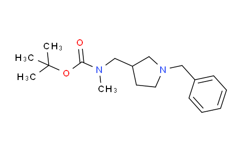 CAS No. 802983-65-9, tert-Butyl ((1-benzylpyrrolidin-3-yl)methyl)(methyl)carbamate