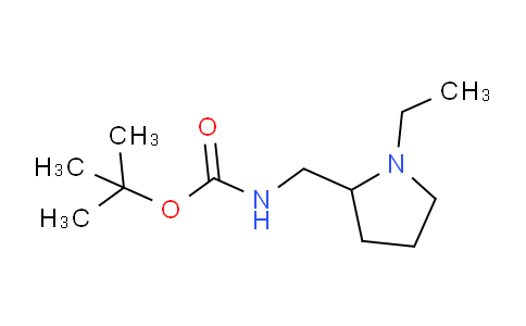 CAS No. 883555-07-5, tert-Butyl ((1-ethylpyrrolidin-2-yl)methyl)carbamate