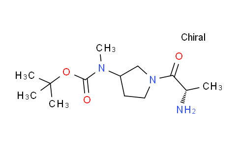 CAS No. 1354032-69-1, tert-Butyl (1-((S)-2-aminopropanoyl)pyrrolidin-3-yl)(methyl)carbamate