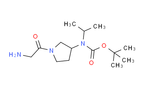 CAS No. 1353978-01-4, tert-Butyl (1-(2-aminoacetyl)pyrrolidin-3-yl)(isopropyl)carbamate