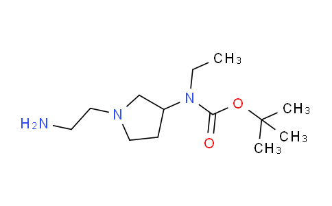CAS No. 1353974-61-4, tert-Butyl (1-(2-aminoethyl)pyrrolidin-3-yl)(ethyl)carbamate