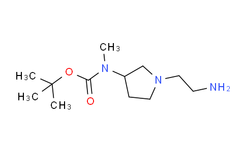 CAS No. 1353974-58-9, tert-Butyl (1-(2-aminoethyl)pyrrolidin-3-yl)(methyl)carbamate