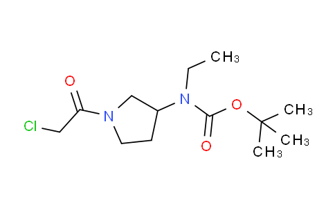 CAS No. 1353977-78-2, tert-Butyl (1-(2-chloroacetyl)pyrrolidin-3-yl)(ethyl)carbamate