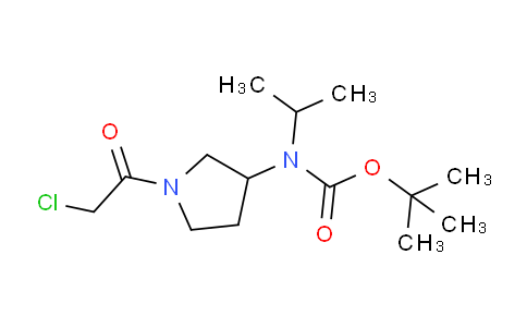 CAS No. 1353953-28-2, tert-Butyl (1-(2-chloroacetyl)pyrrolidin-3-yl)(isopropyl)carbamate