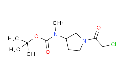 CAS No. 1353953-20-4, tert-Butyl (1-(2-chloroacetyl)pyrrolidin-3-yl)(methyl)carbamate