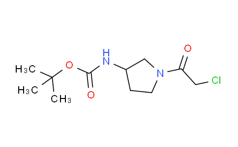 CAS No. 1353971-46-6, tert-Butyl (1-(2-chloroacetyl)pyrrolidin-3-yl)carbamate