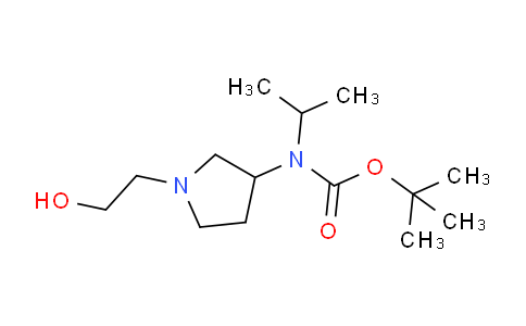 CAS No. 1353984-18-5, tert-Butyl (1-(2-hydroxyethyl)pyrrolidin-3-yl)(isopropyl)carbamate