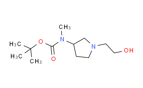 CAS No. 1353977-33-9, tert-Butyl (1-(2-hydroxyethyl)pyrrolidin-3-yl)(methyl)carbamate