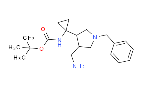 CAS No. 1373028-32-0, tert-Butyl (1-(4-(aminomethyl)-1-benzylpyrrolidin-3-yl)cyclopropyl)carbamate