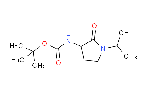 CAS No. 1956307-16-6, tert-Butyl (1-isopropyl-2-oxopyrrolidin-3-yl)carbamate