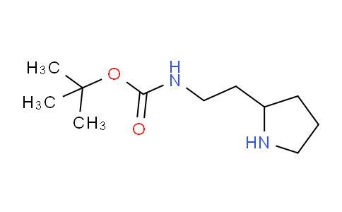 CAS No. 1263378-93-3, tert-Butyl (2-(pyrrolidin-2-yl)ethyl)carbamate
