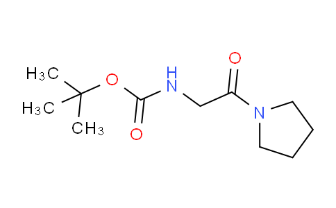 CAS No. 883554-96-9, tert-Butyl (2-oxo-2-(pyrrolidin-1-yl)ethyl)carbamate
