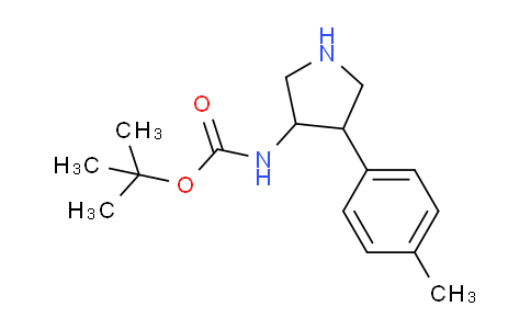 CAS No. 1022605-11-3, tert-Butyl (4-(p-tolyl)pyrrolidin-3-yl)carbamate