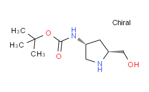 CAS No. 1217976-24-3, tert-Butyl (cis-5-(hydroxymethyl)pyrrolidin-3-yl)carbamate