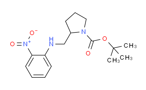 CAS No. 1353978-32-1, tert-Butyl 2-(((2-nitrophenyl)amino)methyl)pyrrolidine-1-carboxylate