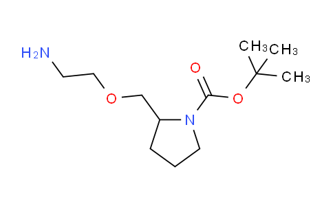 CAS No. 1353961-70-2, tert-Butyl 2-((2-aminoethoxy)methyl)pyrrolidine-1-carboxylate