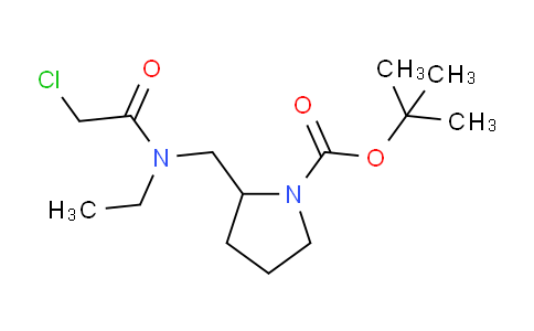 CAS No. 1353955-92-6, tert-Butyl 2-((2-chloro-N-ethylacetamido)methyl)pyrrolidine-1-carboxylate
