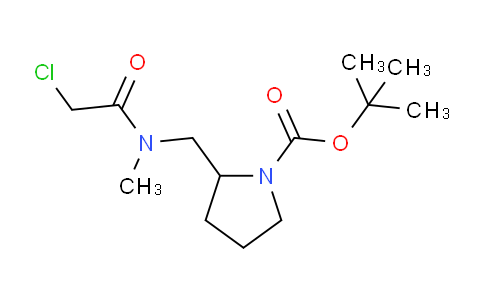 CAS No. 1353957-92-2, tert-Butyl 2-((2-chloro-N-methylacetamido)methyl)pyrrolidine-1-carboxylate