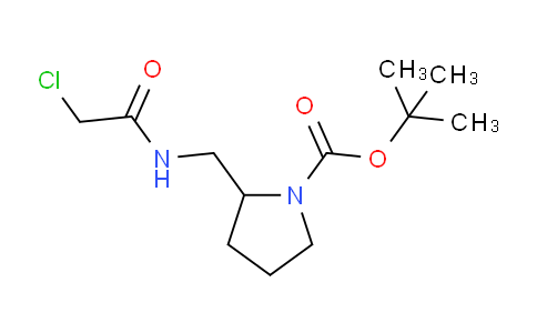 CAS No. 1312455-25-6, tert-Butyl 2-((2-chloroacetamido)methyl)pyrrolidine-1-carboxylate