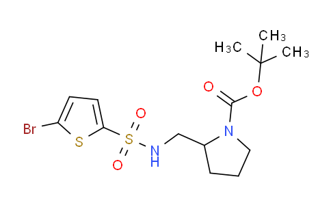CAS No. 1261230-34-5, tert-Butyl 2-((5-bromothiophene-2-sulfonamido)methyl)pyrrolidine-1-carboxylate