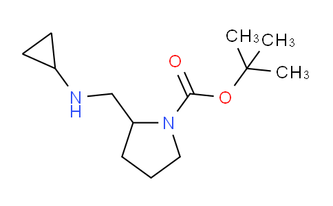 CAS No. 1289387-44-5, tert-Butyl 2-((cyclopropylamino)methyl)pyrrolidine-1-carboxylate