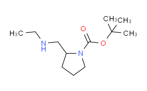 CAS No. 1289385-02-9, tert-Butyl 2-((ethylamino)methyl)pyrrolidine-1-carboxylate