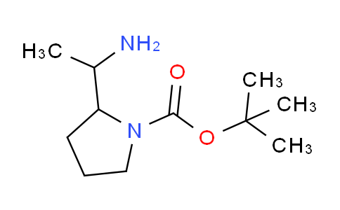 CAS No. 1184914-59-7, tert-Butyl 2-(1-aminoethyl)pyrrolidine-1-carboxylate