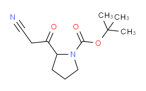 CAS No. 1824210-22-1, tert-Butyl 2-(2-cyanoacetyl)pyrrolidine-1-carboxylate