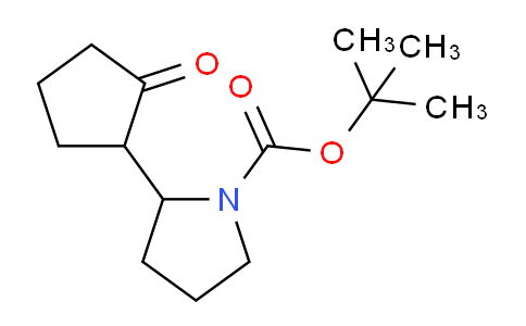 CAS No. 427923-08-8, tert-Butyl 2-(2-oxocyclopentyl)pyrrolidine-1-carboxylate