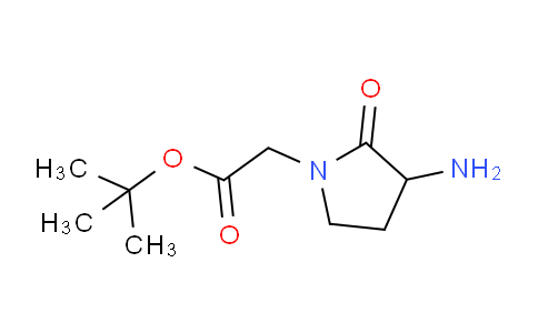 CAS No. 1260639-73-3, tert-Butyl 2-(3-amino-2-oxopyrrolidin-1-yl)acetate