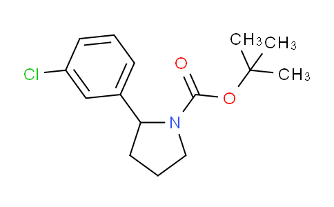 CAS No. 1467949-27-4, tert-Butyl 2-(3-chlorophenyl)pyrrolidine-1-carboxylate