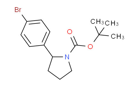 CAS No. 943750-38-7, tert-Butyl 2-(4-bromophenyl)pyrrolidine-1-carboxylate