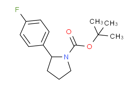 CAS No. 1243198-94-8, tert-Butyl 2-(4-fluorophenyl)pyrrolidine-1-carboxylate
