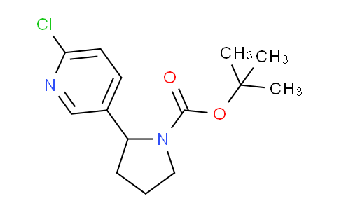 CAS No. 1352534-35-0, tert-Butyl 2-(6-chloropyridin-3-yl)pyrrolidine-1-carboxylate