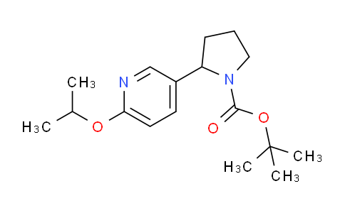 CAS No. 1352500-52-7, tert-Butyl 2-(6-isopropoxypyridin-3-yl)pyrrolidine-1-carboxylate