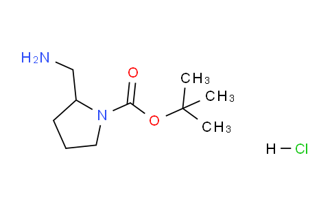CAS No. 1188263-74-2, tert-Butyl 2-(aminomethyl)pyrrolidine-1-carboxylate hydrochloride