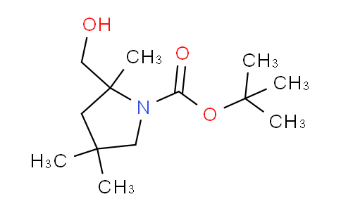 CAS No. 1823815-31-1, tert-Butyl 2-(hydroxymethyl)-2,4,4-trimethylpyrrolidine-1-carboxylate