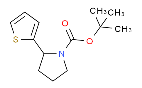 CAS No. 197247-38-4, tert-Butyl 2-(thiophen-2-yl)pyrrolidine-1-carboxylate