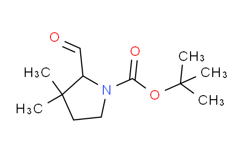 CAS No. 1374655-42-1, tert-Butyl 2-formyl-3,3-dimethylpyrrolidine-1-carboxylate